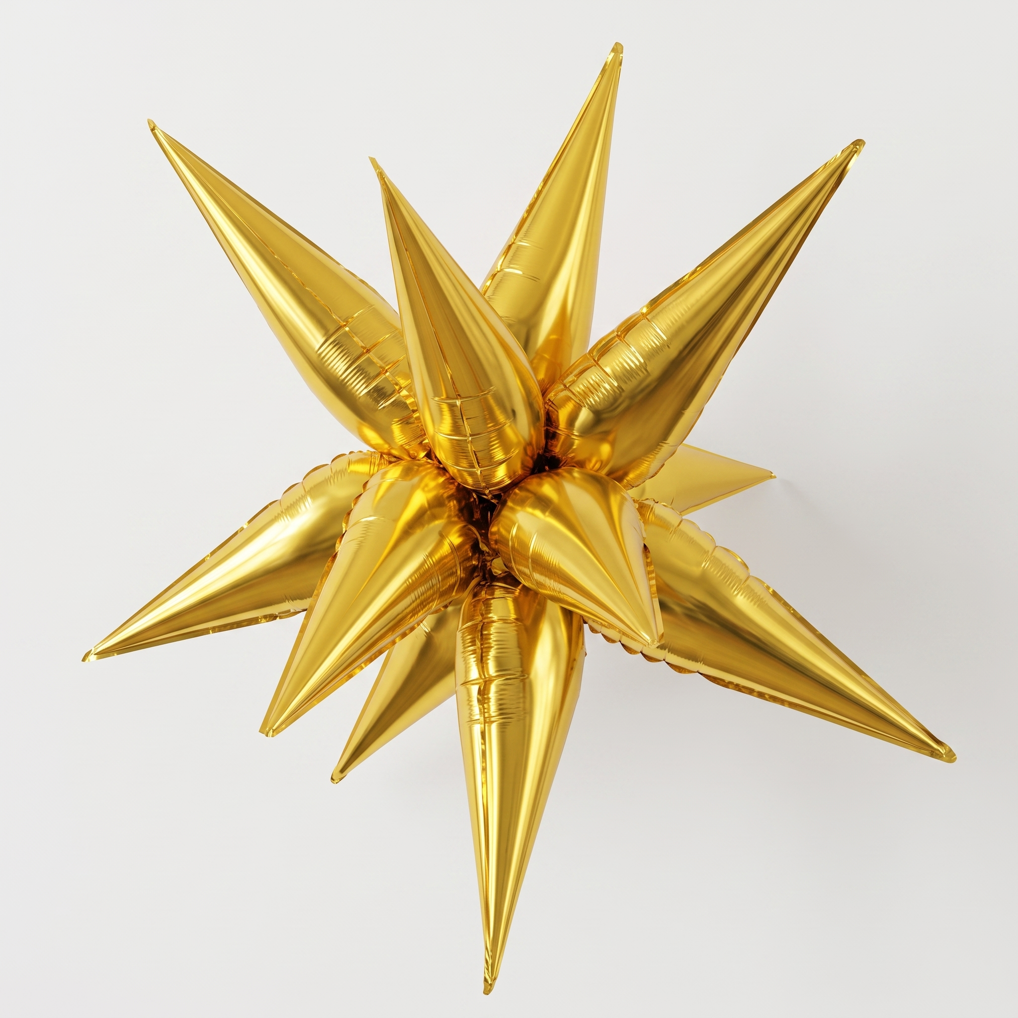 3D Gold Star Foil Balloon